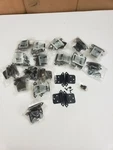 (18) Sets Liberty Self Closing Overlay Hinges Flat Black H0103AZ-FB-O3 A42. Fixed Price $38.95.