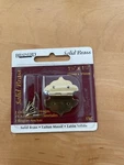 Nos Brainerd Solid Brass Ornamental Hinges 1/8" X 1/4" Decorative Butterfly. Fixed Price $8.00.
