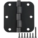 Door 3.5 Inch Matte Black Rounded 18 Pack No Squeak Tdchinges. Fixed Price $51.99.
