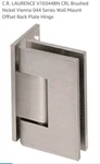 C.r. Laurence V1E044BN Crl Brushed Nickel Vienna Series Wall Mount Offset.... Fixed Price $61.50.