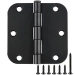 Door Hinges 30 Pack 3.5 Inch Rounded Matte Black 5/8 Radius Interior Flat Iron. Fixed Price $51.99.