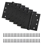 6 Pack Black Stainless Steel 4'' Door Hinges With Square Corner, 4IN X He.... Fixed Price $30.46.