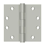 Deltana S45U15 4.5 X Inches Square Steel Hinge - US15 Brushed Nickel Pair. Fixed Price $14.99.