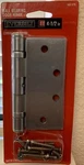Everbilt 4-1/2 In. Square Radius Satin Chrome Ball Bearing Door Hinge Lot Of. Fixed Price $18.00.