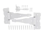 Everbilt Decorative Gate Tee Hinge & Set Self-latching White 543 017 New. Fixed Price $26.00.