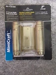 Mintcraft 830-6599 3" Double Action Spring Door Hinge Satin Brass Ever Built. Fixed Price $11.99.