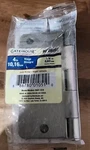 Gatehouse Satin Nickle Door Hinge 1/4" Radius New *free Shipping*. Fixed Price $7.88.