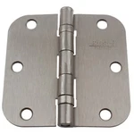 Gliderite 3.5" X 5/8" Ball Bearing Door Hinge Radius Satin Nickel 3558-2BB-SN-1. Fixed Price $5.49.