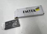 (qty 2) Emtek 9621419 Flat Black Solid Brass Door Hinge 4" X Square Corner. Fixed Price $27.00.