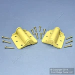 National Hardware N114-785 Bakenamel Brass Finish 3" Spring Tension Hinges 2PK. Fixed Price $17.08.