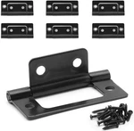 Litoexpe 6 Pcs Non-mortise Door Hinges, 2 0.97 Inch Matte Black Bifold. Fixed Price $11.57.