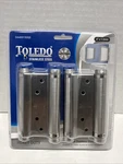 Toledo Double Action Stainless Steel Hinges Set Of 4"X1.5 Mm Heavy Duty. Fixed Price $34.99.