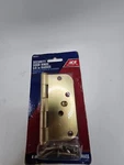 Ace Genuine Security Door Hinge 5020017 5/8" Radius X 4" Length Satin Brass. Fixed Price $17.99.