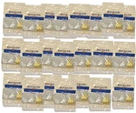 Lot Of 22 Rockler Decorative 90 Stop Hinges Brass Finish Pair Steel Hardware. Fixed Price $39.99.