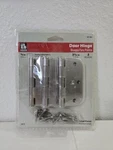Pack Everbilt Security Door Hinge Satin Nickel 3-1/2" X 5/8" Radius 481 003. Fixed Price $22.50.