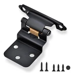 50 Pack 25 Pairs 3/8" Inset Cabinet Door Hinges - Matte Black Offset Self Clo.... Fixed Price $53.84.