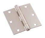 National Hardware N830-326 Satin Nickel Steel Square Corner Door Hinge 3-1/2 In.. Fixed Price $21.80.