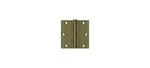 Deltana S35U5-R 3-1/2" X Square Hinge Antique Brass Pair. Fixed Price $10.50.