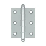 Deltana CH2520U26 1" X 2.5" W Solid Brass Cabinet Door Hinge Finish Pr. Fixed Price $40.46.