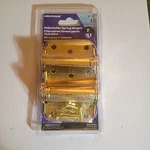 Hillman Adjustable Spring Hinges 3" Brass Finish 851598 Pkg Of 2. Fixed Price $5.45.