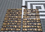 Vintage Amerock Antique Brass Bp 203 Ae Dummy Hammered Cabinet Door Straps. Fixed Price $19.95.