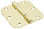 By Hillman Squeak-proof 3-1/2IN 5/8IN Radius Satin Brass Door Hinge (9 Count). Fixed Price $33.52.