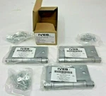 Box Of 3-NEW Hinges Ives, HINGE.363, 5BB1, 4.5, 652 Nrp, US26D. Fixed Price $28.99.