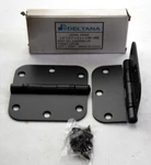 Deltana Steel Hinge S35R5BB10B Finish US10B Oil Rubbed Bronze New W/hdwr, Pair. Fixed Price $8.99.