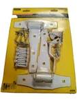 New Stanley Ornamental Gate Tee And Latch Set, White Coated Finish 79-0896, Nos. Fixed Price $10.00.