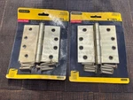 Stanley Door Hinges Inch Pair 05-1406 New. Fixed Price $12.50.