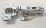 Fgv Italy Self Closing Cabinet Hinge 80059 W/ Clip-on Mounting Plates, Rare (H5). Fixed Price $13.99.
