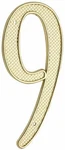 Stanley Hardware S579-961 CD7130 House Number In Bright Brass. Fixed Price $8.95.