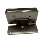 Portals Oceana Adjustable 90 Wall-glass Hinge W/ Offset Backplate OCN80178.619. Fixed Price $85.50.