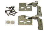 Youngdale #6 Antique Brass 1/2 Overlay 5/8-1" Thick Door Concealed Snap Clo.... Fixed Price $26.09.