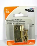 National Hardware Removable Hinge Brass N141-754 V508 Free Shipping. Fixed Price $8.95.
