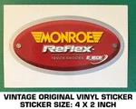 Monroe Reflex Truck Shocks - Vintage Original Vinyl Decal Sticker Nascar. Fixed Price $5.07.