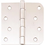 Standard Hinge, 4 Inches, 5/8" Radius Corner, 2-PACK, Satin Nickel By Stone Harb. Fixed Price $22.55.