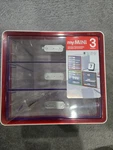 Sysmax My Mini Cabinet 3 Drawers Storage Solution - Red. Fixed Price $30.00.