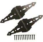 Everbilt (2-PACK) 8 In. Black Heavy-duty Decorative Strap Hinges. Fixed Price $19.99.