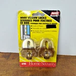 Mag Security 8765, Double Hung Guillotine Wood Window Locks, Pack Of 2. Fixed Price $5.82.