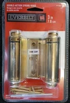 Everbilt Double Action Spring Hinge Bright Brass Finish. Fixed Price $25.00.