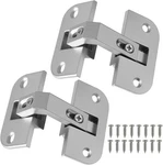 2 Pcs Adjustable Pie Cut Corner Hinge 343.90.710 Compatible With Hafele Grass.... Fixed Price $25.32.