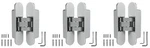 (3 Pack) Villar Home Designs 3D Concealed Adjustable Heavy Duty Hinge. Fixed Price $93.99.