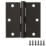Hinges For Interior Doors 10-PACK 3-1/2-INCH X Square Corner .... Fixed Price $24.11.