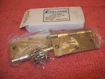 2PC Deltana S35U14-R 3-1/2X3-1/2 Plain Bearing Mortise Door Hinge Bright Nickel. Fixed Price $10.99.
