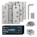 A1 Proguard Satin Door Hinges 4.5 Inch Self Closing (3 Pack). Fixed Price $51.90.
