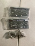Emtek 92015US26 Square Corner Mortise Hinge - Pair Polished Chrome. Fixed Price $22.87.