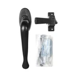 Wright Products VIL333BL Pull Handle Door Latch, Black - Quantity 1. Fixed Price $38.42.