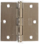 Emtek 91013 3.5" X Square Corner Plain Bearing Mortise Satin Nickel. Fixed Price $27.99.
