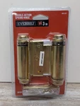 New Everbilt Double Action 3" Spring Hinge Bright Brass Finish. Fixed Price $15.00.